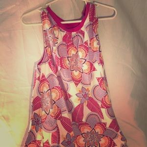 Tea kids dress, flower pattern size 8